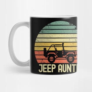 Jeep Auntie Vintage Jeep Mug